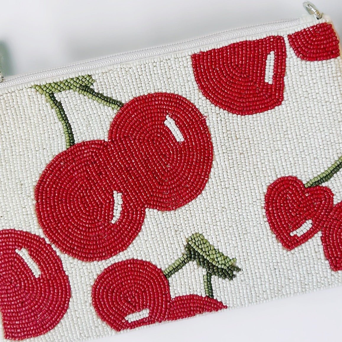 Beaded Cherry Handbag