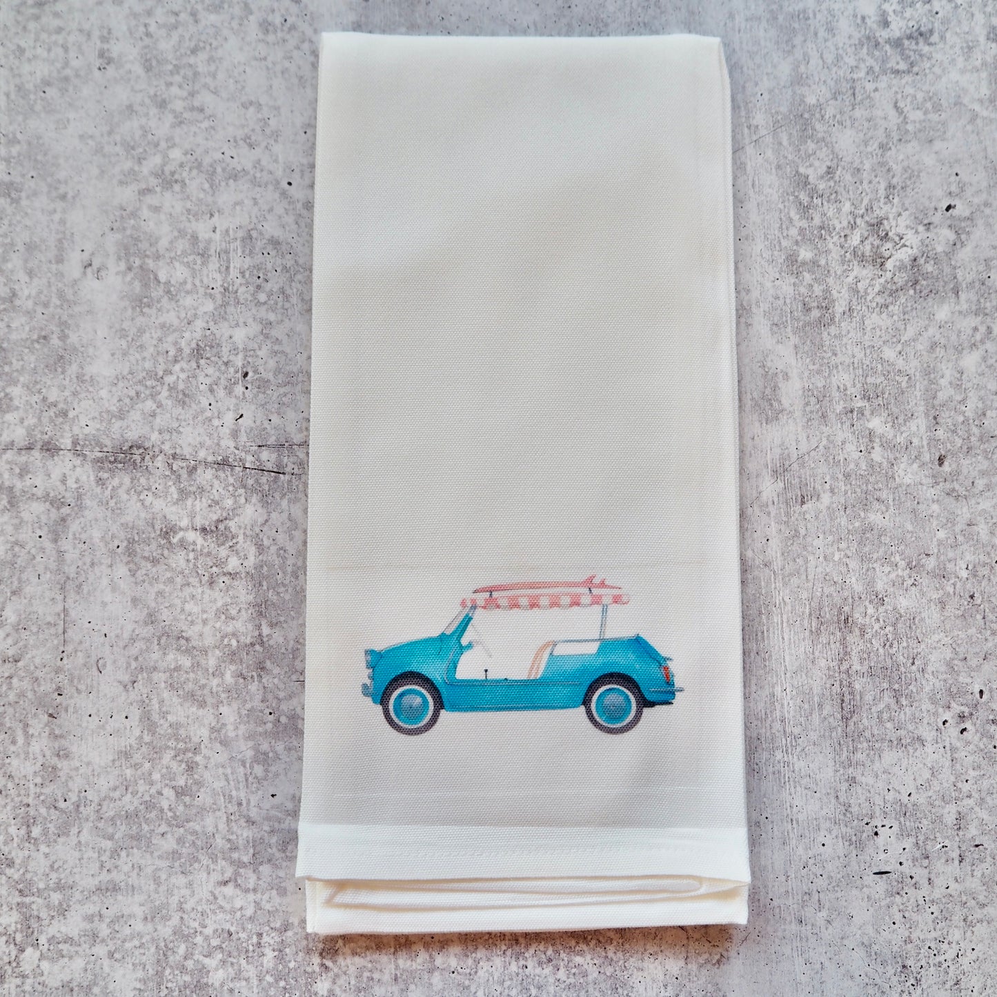 Blue Beach Buggy Kitchen Towel