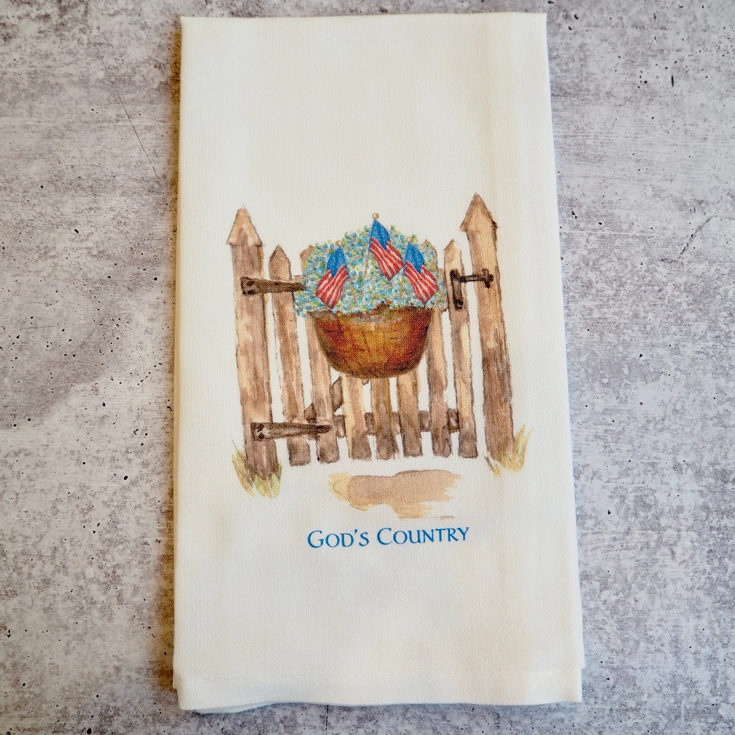 God's Country Kitchen Towel