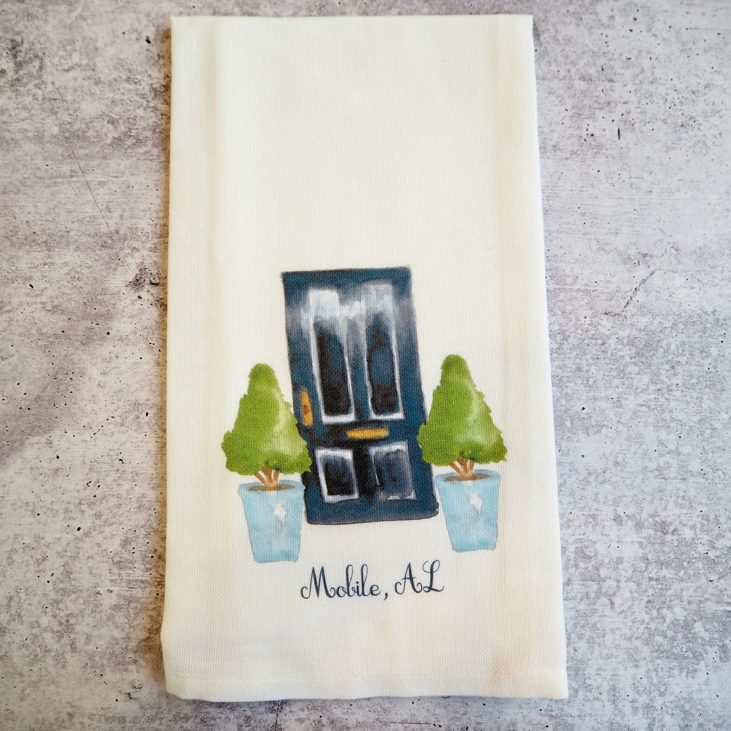 Mobile Front Door Kitchen Towel