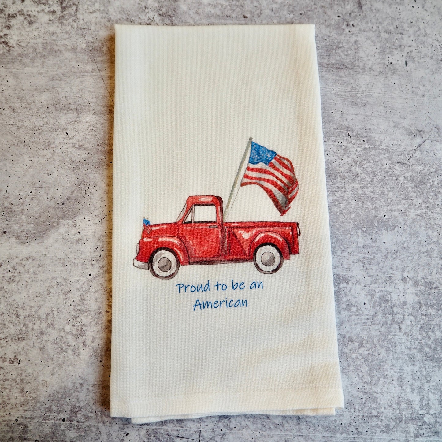 Proud to be an American Kitchen Towel