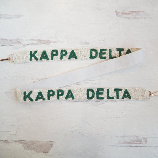 Beaded Kappa Delta Purse Strap~SALE