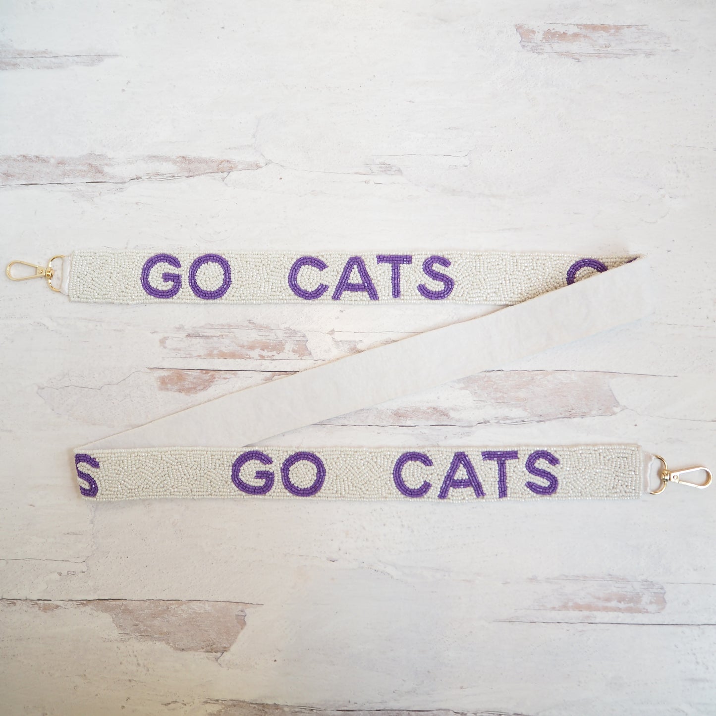 Beaded K-State Purse Straps
