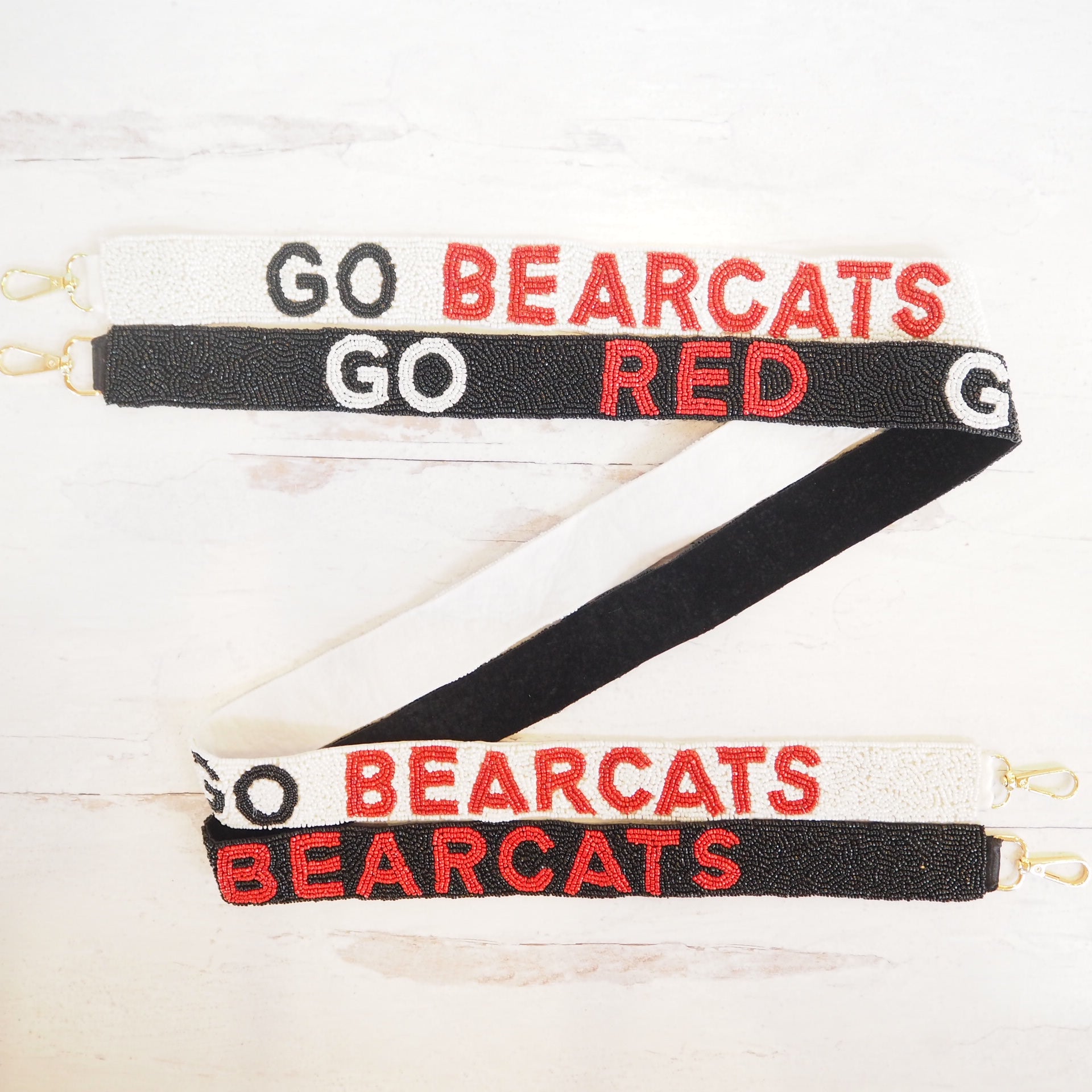 Purse Strap 1 1/2 Patterned - Cincinnati Bearcats