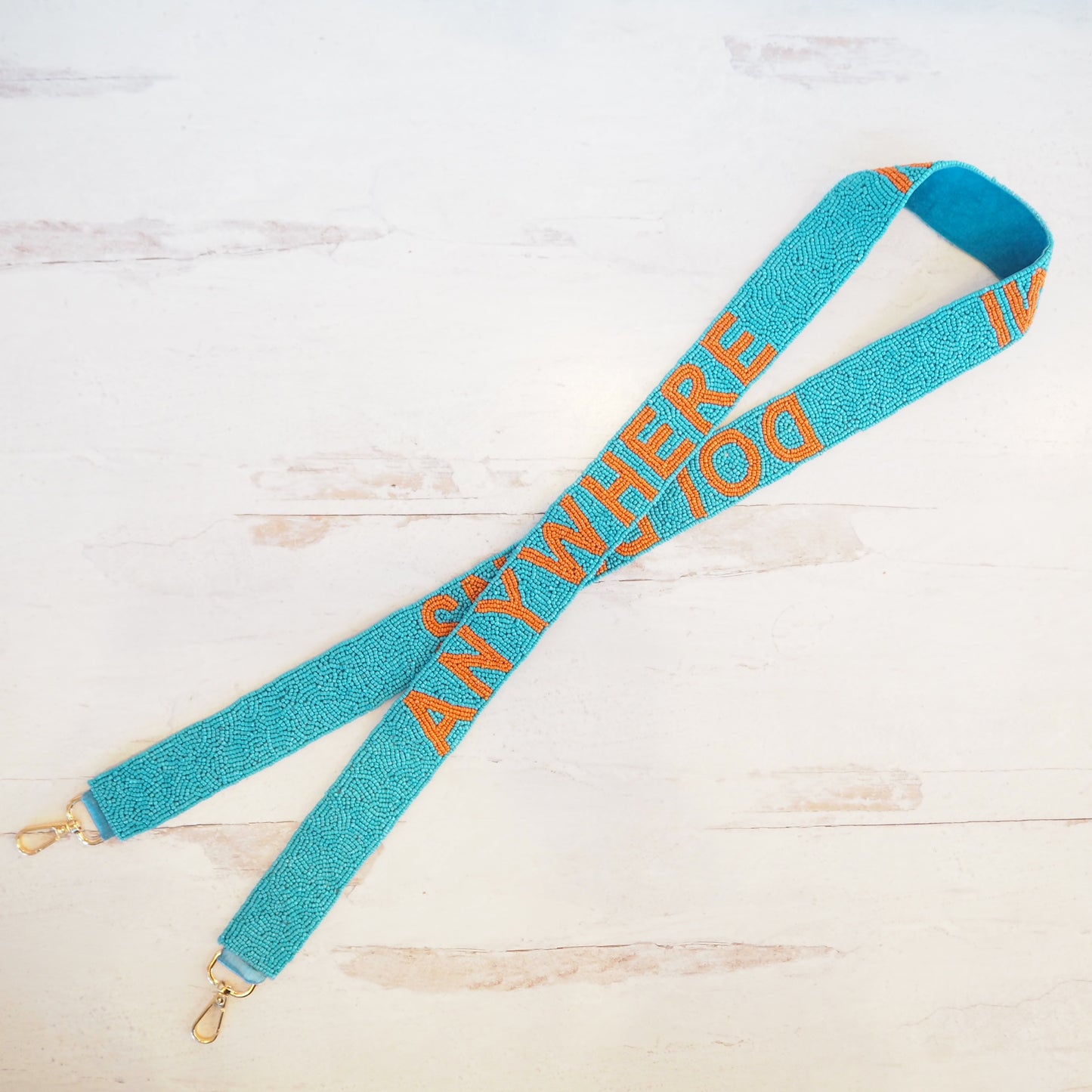 Beaded Anywhere Miami Dolphins Purse Strap