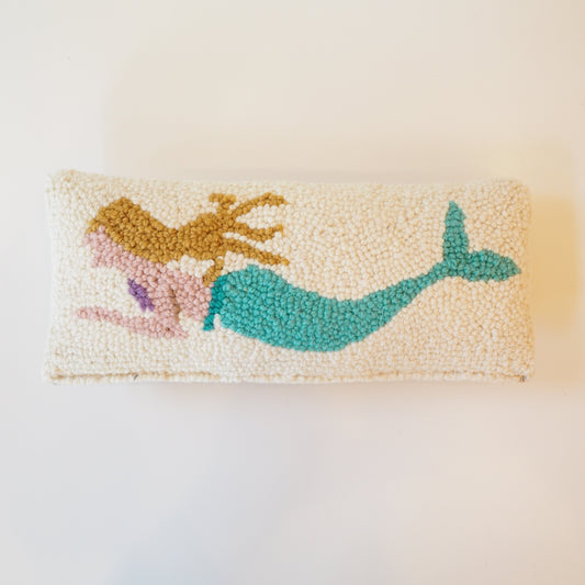 Small Mermaid Hooked Pillow