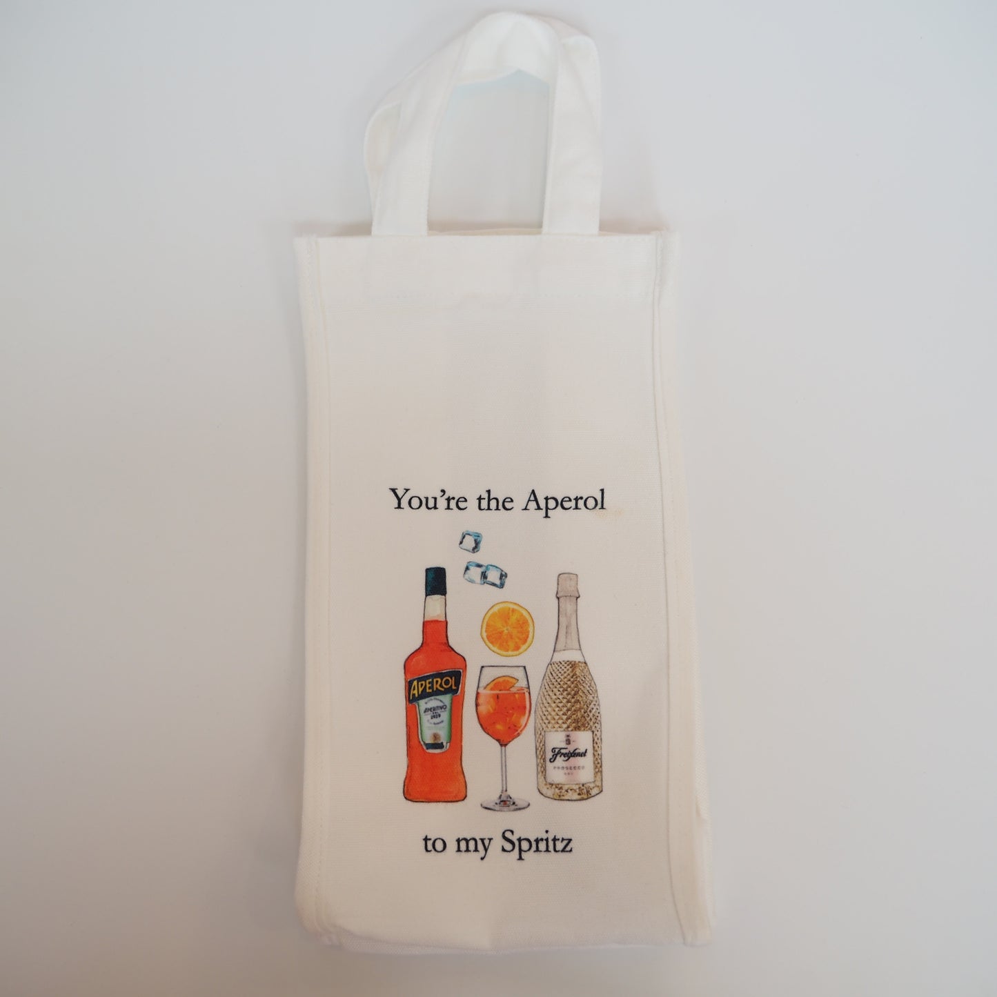You’re the Aperol To My Spritz Canvas Bottle Bag