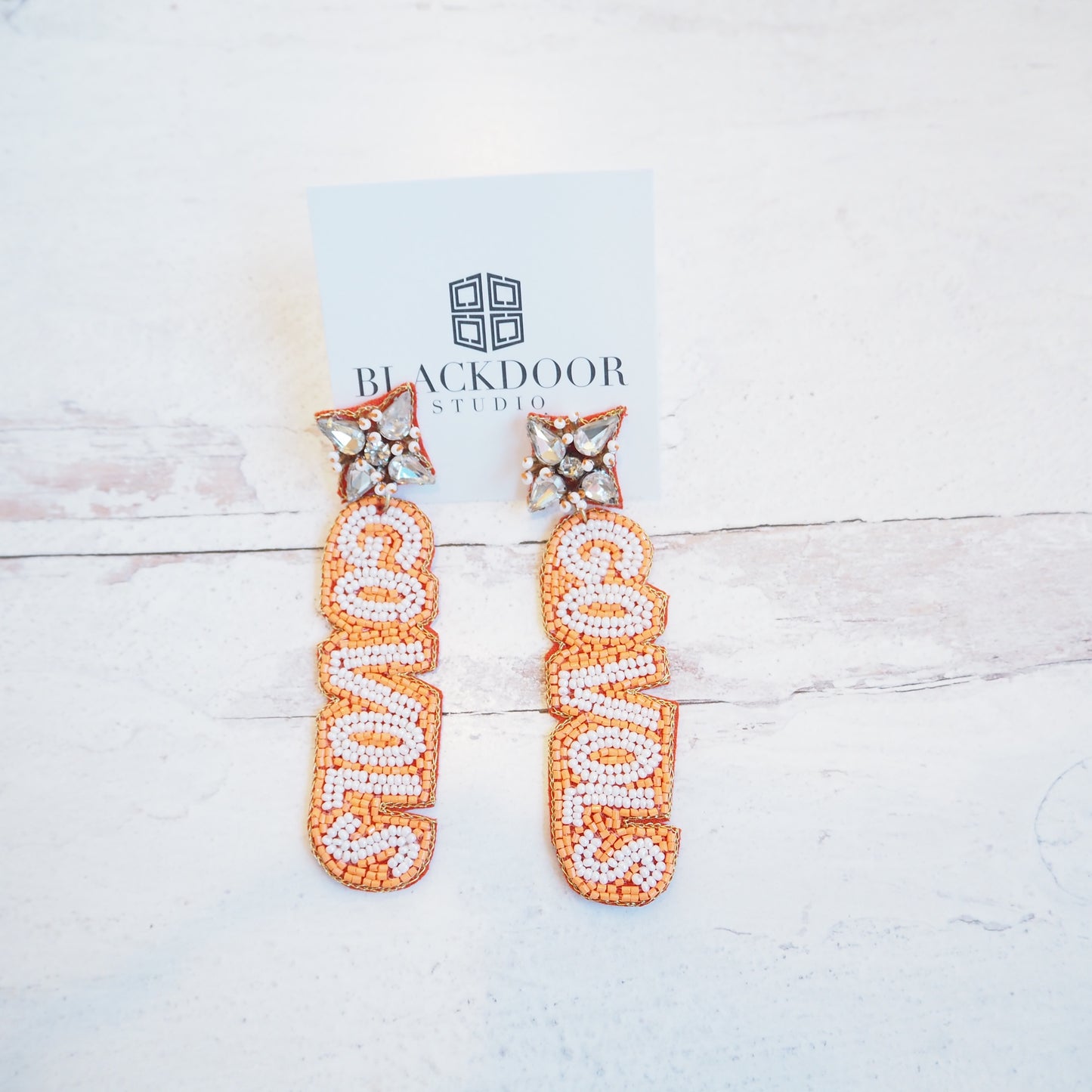 Beaded Vols Earrings~SALE