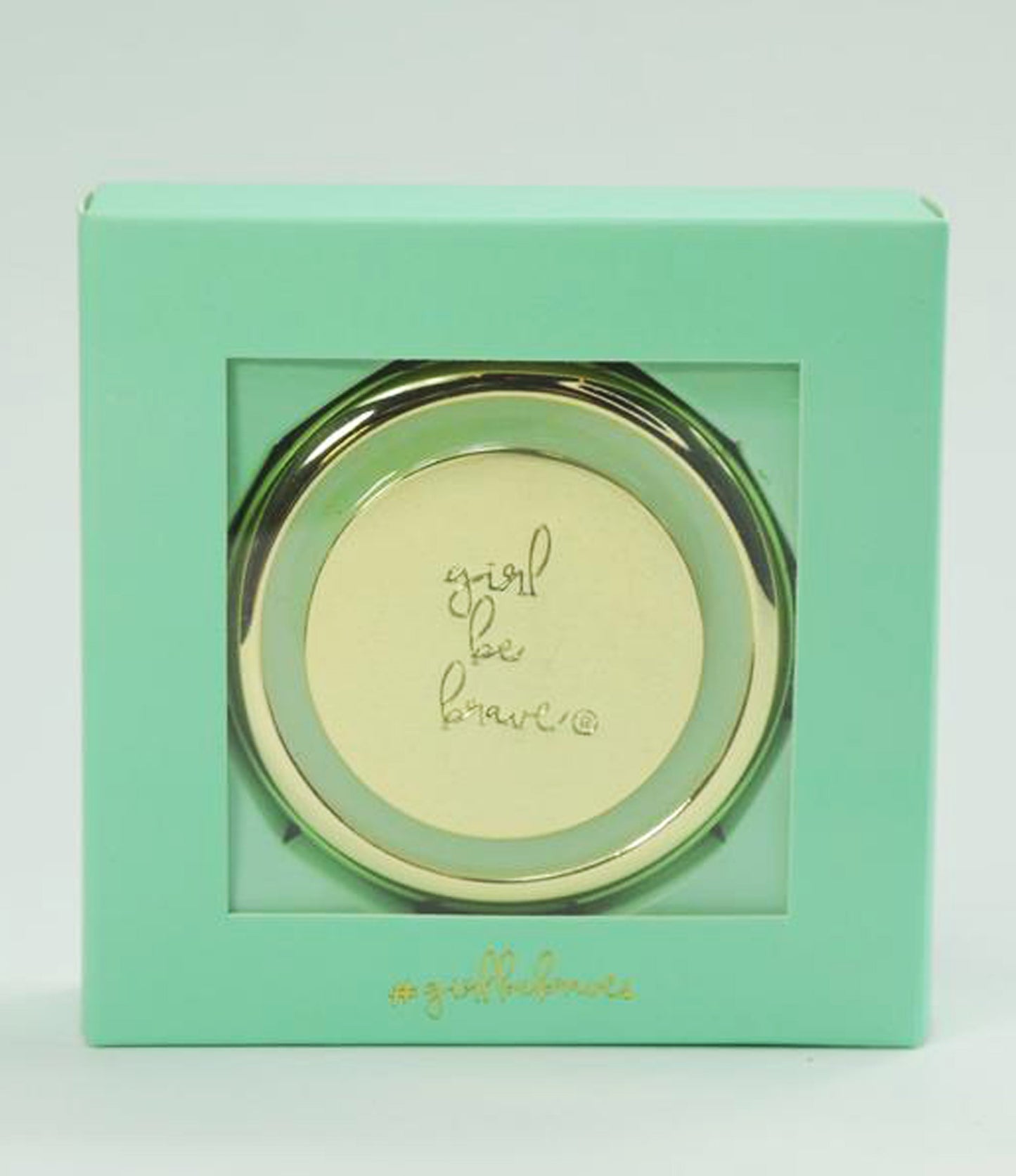 Girl Be Brave Compact Mirror